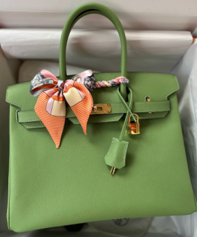 에르메스 버킨백30 아보카도그린 금장 앱송